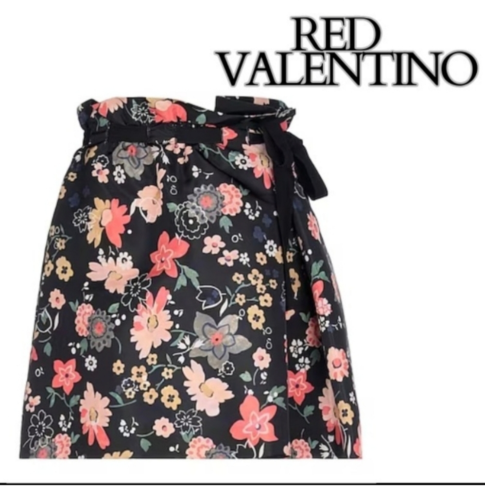 Red Valentino floral skirt